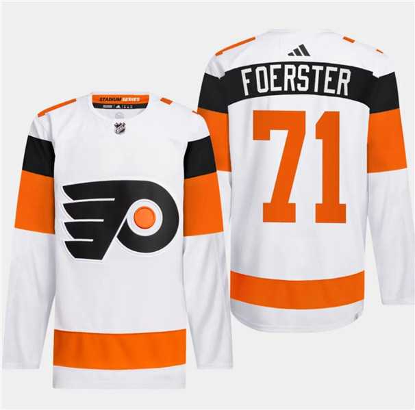 Men's Philadelphia Flyers #71 Tyson Foerster White 2024 Stadium Series Stitched Jersey Dzhi,We sell and wholesale Men's Philadelphia Flyers #71 Tyson Foerster White 2024 Stadium Series Stitched Jersey Dzhi on line form chian!